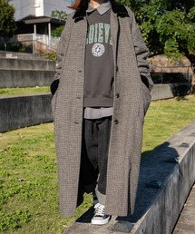 kutir | 襟配色ステンカラーコート(ステンカラーコート)