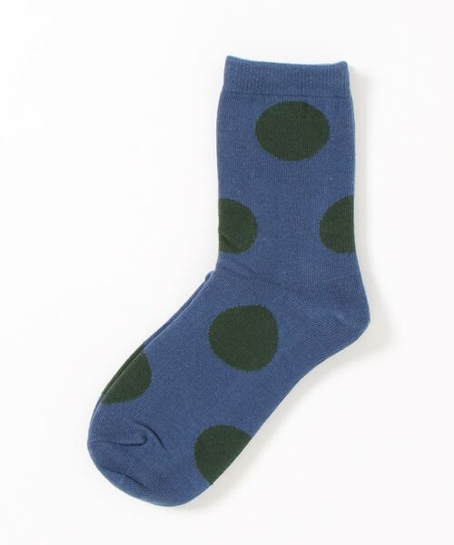 Fun & Daily（ファンアンドデイリー）の「F&D : ラージドットカラーソックス（ソックス/靴下・レディース・ホワイト/チャコールグレー/ブラック/ネイビー/ブラウン/ブルー/マスタード/ワインレッド/グレー・FREE）」の7枚目の写真