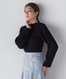 ketty（ケティ）の「【冬仕様】保湿性能を備えたシアバター加工 ぽわん袖プルオーバー≪手洗い可能≫（ニット/セーター）」