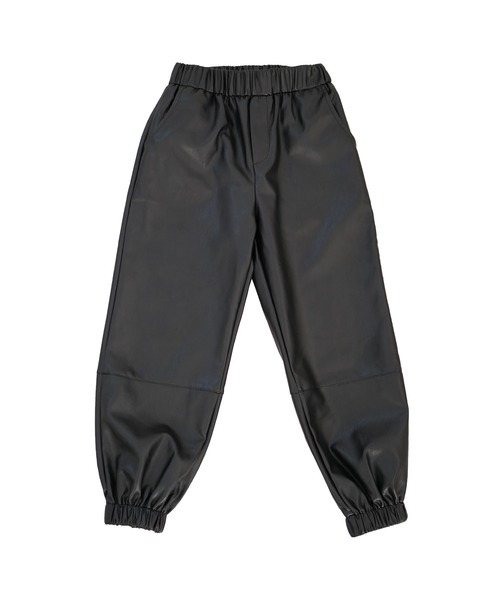 ＡＮＤＪ（アンドジェイ）の「【ANDJ MADE】フェイクレザージョガーパンツ（その他パンツ・レディース・ブラック・M）」の10枚目の写真