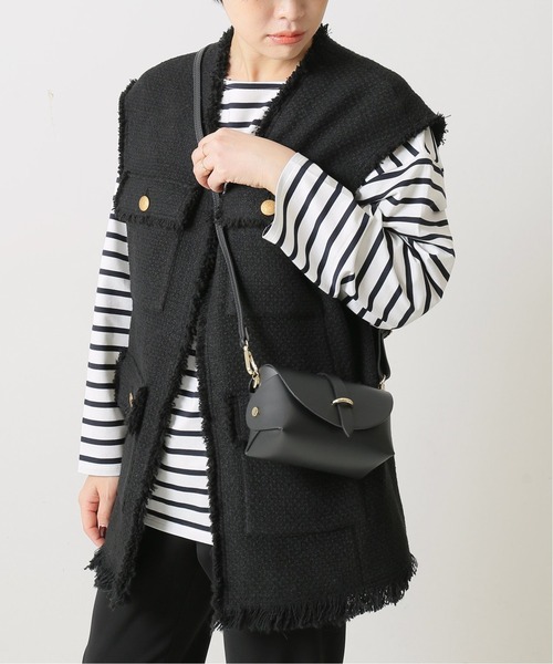 AULENTTI(オウレンティ)の「【AULENTTI/オウレンティ】RUGA:ショルダーバッグ◆(ショルダーバッグ・レディース・ベージュ/ブラック・FREE)」の4枚目の写真