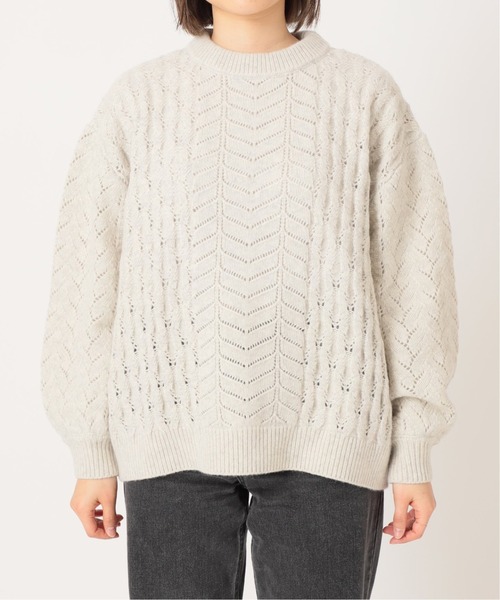 JOURNAL STANDARD relume KHWOPA 丸首ニット 白 JOURNAL STANDARD relume（ジャーナルスタンダード レリューム）の