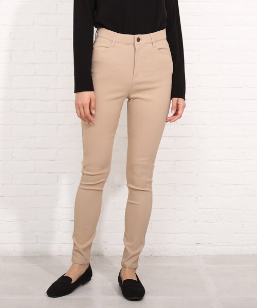 SHOO・LA・RUE（シューラルー）の「◆ストレッチスキニーパンツ（その他パンツ・レディース・ブラック/ネイビー/ライトベージュ/ピンク系・02/06/04/03/01/05/10）」の5枚目の写真