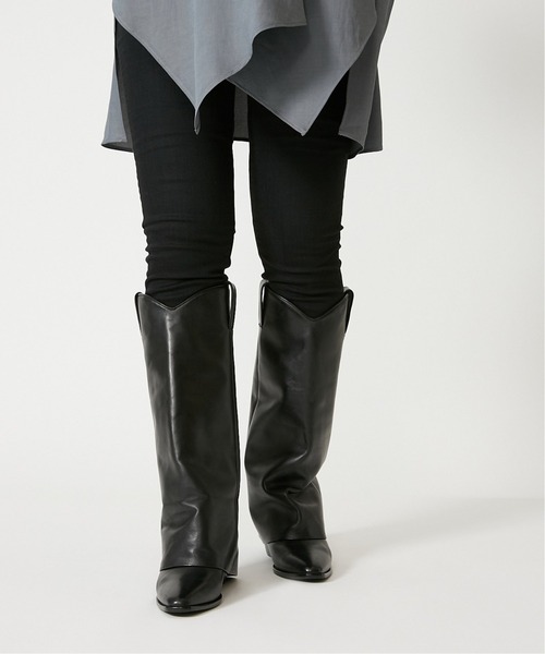 le talon GRISE レザーカバーブーツ LE TALON（ルタロン）の「GRISE 6cmレザーカバーブーツ◇（ブーツ