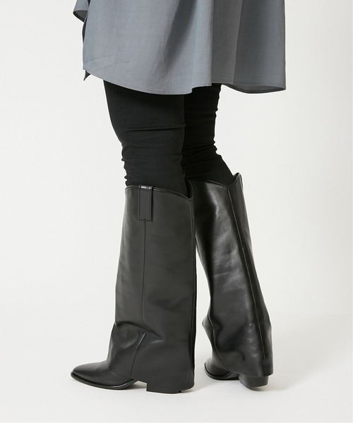 le talon GRISE レザーカバーブーツ LE TALON（ルタロン）の「GRISE 6cmレザーカバーブーツ