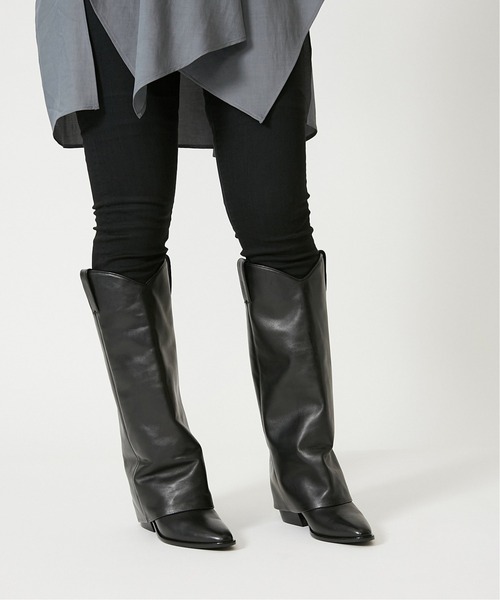 LE TALON（ルタロン）の「GRISE 6cmレザーカバーブーツ