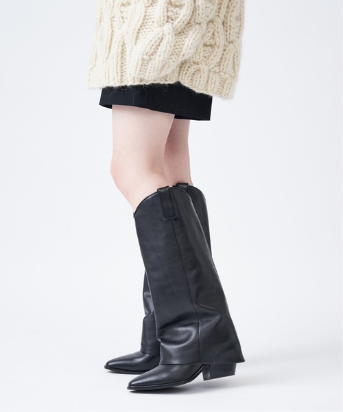 le talon GRISE レザーカバーブーツ LE TALON（ルタロン）の「GRISE 6cmレザーカバーブーツ