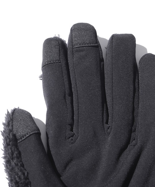 Guess（ゲス）の「GUESS/ゲス GLOVES LOGO TRIANGLE 手袋 グローブ トライアングルロゴ タッチパネル対応 防寒（手袋・メンズ・ブラック/グレー・M/S）」の5枚目の写真