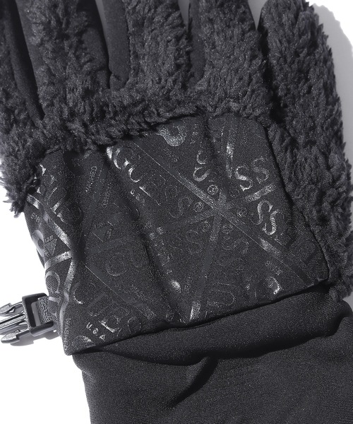 Guess（ゲス）の「GUESS/ゲス GLOVES LOGO TRIANGLE 手袋 グローブ トライアングルロゴ タッチパネル対応 防寒（手袋・メンズ・ブラック/グレー・M/S）」の6枚目の写真