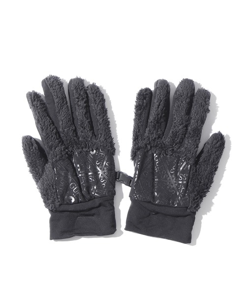 Guess（ゲス）の「GUESS/ゲス GLOVES LOGO TRIANGLE 手袋 グローブ トライアングルロゴ タッチパネル対応 防寒（手袋・メンズ・ブラック/グレー・M/S）」の9枚目の写真