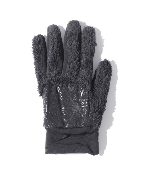 Guess（ゲス）の「GUESS/ゲス GLOVES LOGO TRIANGLE 手袋 グローブ トライアングルロゴ タッチパネル対応 防寒（手袋・メンズ・ブラック/グレー・M/S）」の11枚目の写真