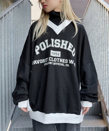 Figments | バイカラーカレッジスウェット(スウェット)