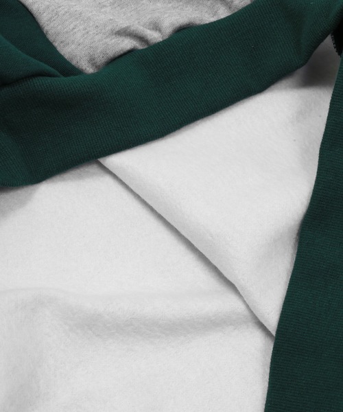 Figments（フィグメンツ）の「バイカラーカレッジスウェット（スウェット・レディース・ブラック/グレー・FREE）」の8枚目の写真