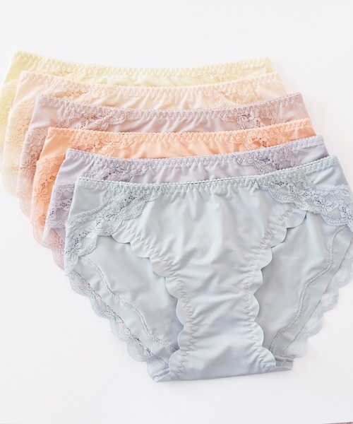 Lace Ladies（レースレディース）の「6色6枚セット パステルカラー レディースショーツ（ショーツ・レディース・マルチ・M/L）」の5枚目の写真