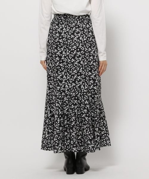 LOWRYS FARM（ローリーズファーム）の「ハナガラキリカエフレアスカート　268522（スカート・レディース・ブラック/ブラウン/アイボリー・FREE）」の8枚目の写真