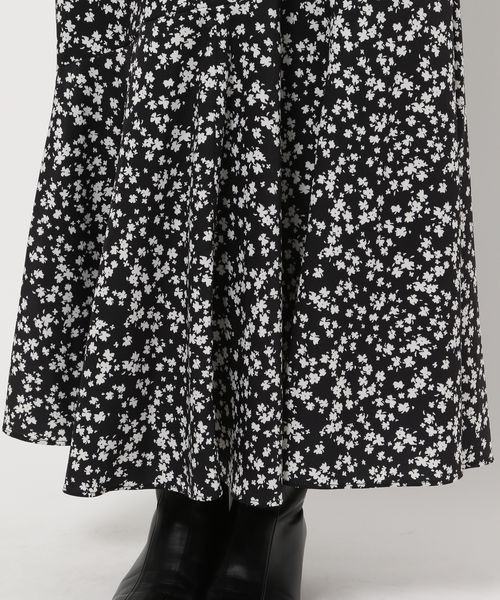 LOWRYS FARM（ローリーズファーム）の「ハナガラキリカエフレアスカート　268522（スカート・レディース・ブラック/ブラウン/アイボリー・FREE）」の10枚目の写真