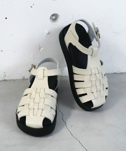 tiptop（ティップトップ）の「グルカサンダル（サンダル・レディース・ブラック/アイボリー・M/L）」の4枚目の写真