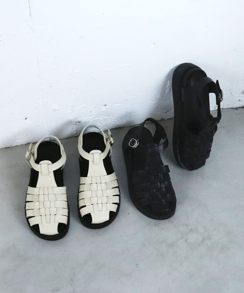 tiptop（ティップトップ）の「グルカサンダル（サンダル・レディース・ブラック/アイボリー・M/L）」の9枚目の写真