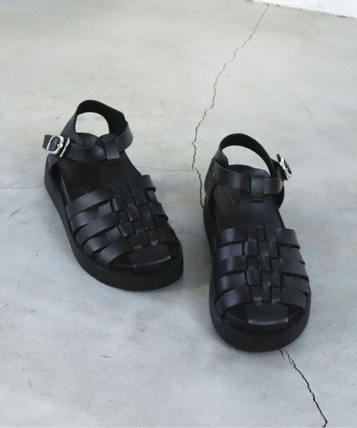 tiptop（ティップトップ）の「グルカサンダル（サンダル・レディース・ブラック/アイボリー・M/L）」の6枚目の写真