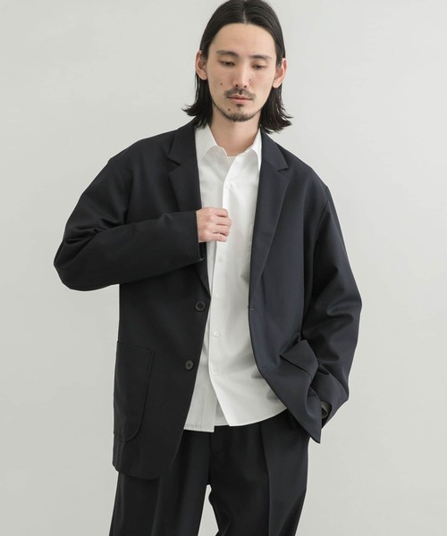 URBAN RESEARCH（アーバンリサーチ）の「WASHABLEウールジャケット（その他アウター・メンズ・チャコールグレー/ネイビー/グレー系その他・SMALL/MEDIUM/LARGE）」の3枚目の写真