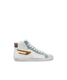 DIESEL | レディース ミドルカット レザー スニーカー(スニーカー)