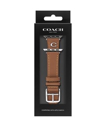HMS WatchStore（エイチエムエスウォッチストア）の「「COACH/コーチ」 Apple Watch / アップルウォッチ用替えベルト 38mm/40mm シグニチャーロゴ レザー ストラップ（デジタル腕時計・メンズ）」