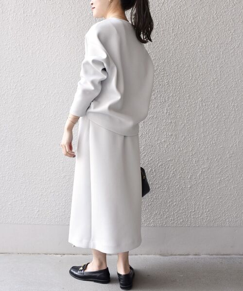 SHIPS（シップス）の「*〈手洗い可能〉ダンボールセットアップ◆（ワンピース・レディース・ライトグレー/ブラック/ベージュ・SMALL/MEDIUM）」の8枚目の写真