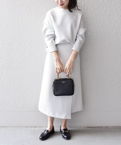 SHIPS（シップス）の「*〈手洗い可能〉ダンボールセットアップ◆（ワンピース・レディース・ライトグレー/ブラック/ベージュ・SMALL/MEDIUM）」の10枚目の写真