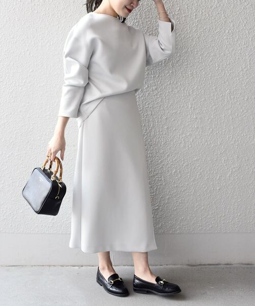 SHIPS（シップス）の「*〈手洗い可能〉ダンボールセットアップ◆（ワンピース・レディース・ライトグレー/ブラック/ベージュ・SMALL/MEDIUM）」の11枚目の写真