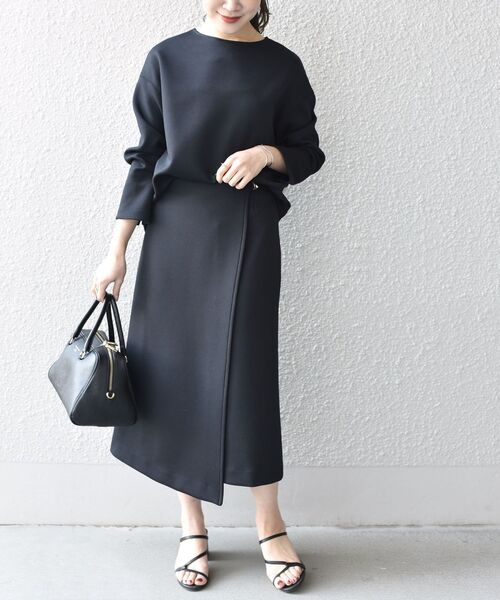 SHIPS（シップス）の「*〈手洗い可能〉ダンボールセットアップ◆（ワンピース・レディース・ライトグレー/ブラック/ベージュ・SMALL/MEDIUM）」の22枚目の写真