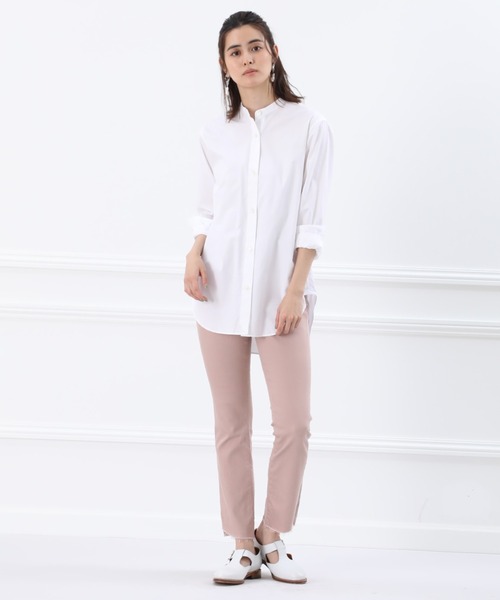 INED(イネド)の「【プレミアムフィット】カットオフスリムパンツ(その他パンツ・レディース・ブラック/オフホワイト/ミント/スモークピンク・9号/7号/5号/11号)」の9枚目の写真