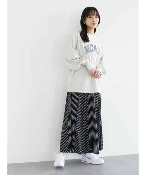 Green Parks(グリーンパークス)の「クラッシュロゴチュニック(Tシャツ/カットソー・レディース・ネイビー/ピンク/杢グレー・FREE)」の4枚目の写真