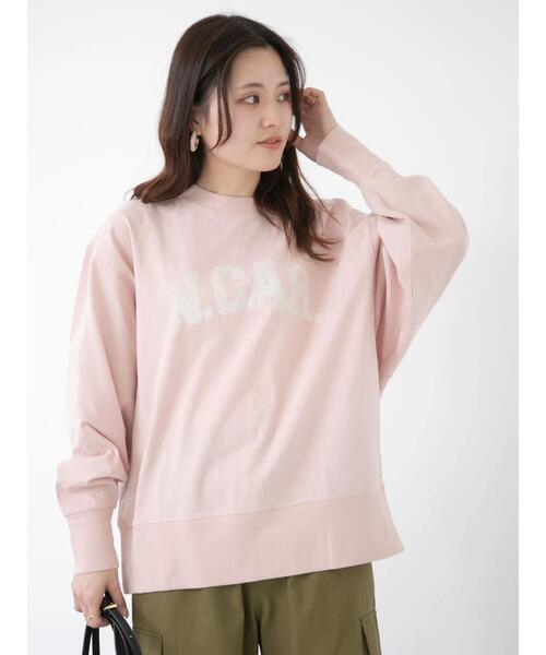 Green Parks(グリーンパークス)の「クラッシュロゴチュニック(Tシャツ/カットソー・レディース・ネイビー/ピンク/杢グレー・FREE)」の11枚目の写真