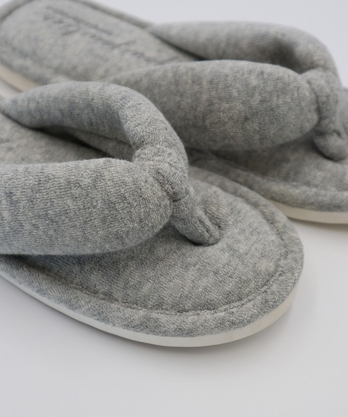 Monocoro toppi（モノコロトッピ）の「パイル トング ルームサンダル（サンダル・レディース・ベージュ/ネイビー/グレー・フリー）」の14枚目の写真