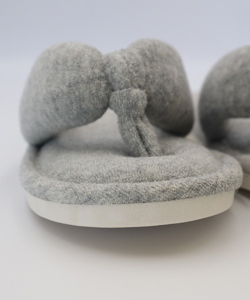 Monocoro toppi（モノコロトッピ）の「パイル トング ルームサンダル（サンダル・レディース・ベージュ/ネイビー/グレー・フリー）」の17枚目の写真