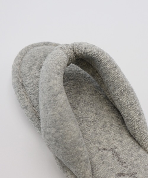 Monocoro toppi（モノコロトッピ）の「パイル トング ルームサンダル（サンダル・レディース・ベージュ/ネイビー/グレー・フリー）」の16枚目の写真