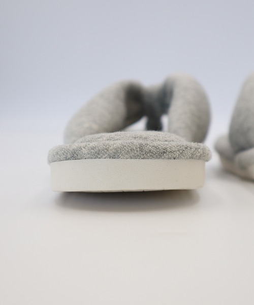 Monocoro toppi（モノコロトッピ）の「パイル トング ルームサンダル（サンダル・レディース・ベージュ/ネイビー/グレー・フリー）」の19枚目の写真