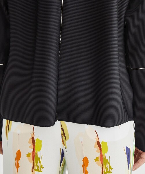 LiNoH（リノー）の「DROPNEEDLE STRETCH RIB L/S TEE（Tシャツ/カットソー・メンズ・ライトグレー/ブラック・1/2）」の12枚目の写真