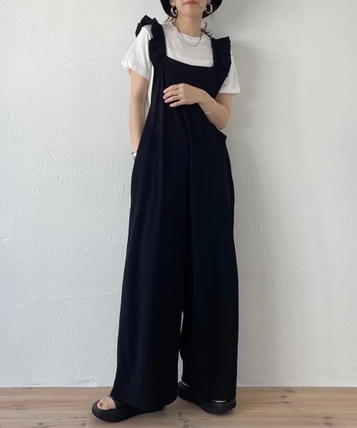 SIWALY リラックスサロペット　チャコール SIWALY リラックスサロペット チャコール - メルカリ