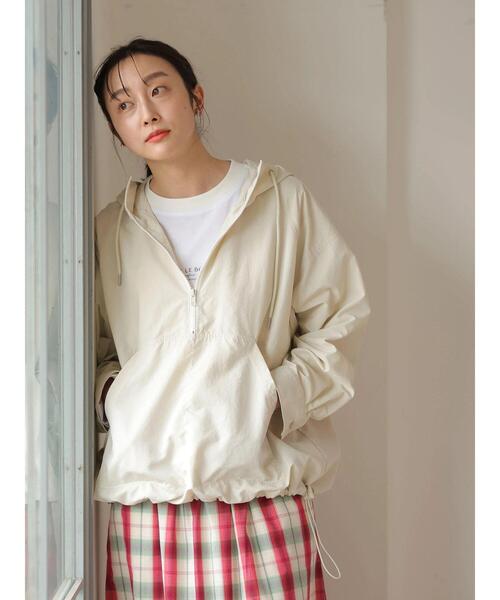 Green　Parks（グリーンパークス）の「アノラックブルゾン（ブルゾン・レディース・ブラック/カーキ/ホワイト系その他2・FREE）」の6枚目の写真