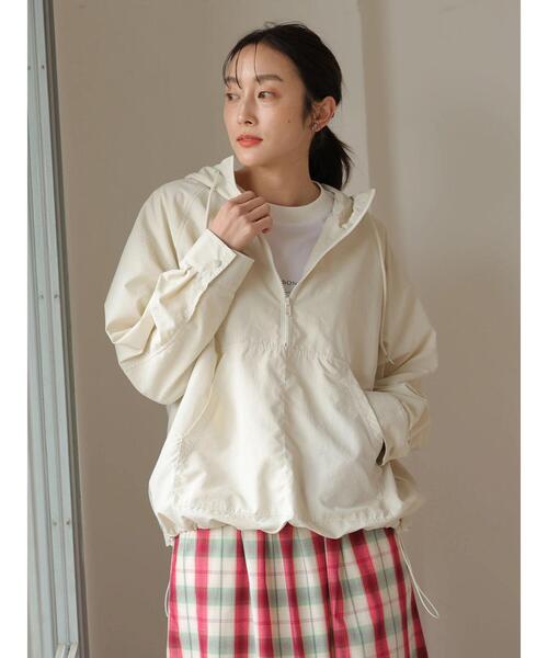 Green　Parks（グリーンパークス）の「アノラックブルゾン（ブルゾン・レディース・ブラック/カーキ/ホワイト系その他2・FREE）」の7枚目の写真