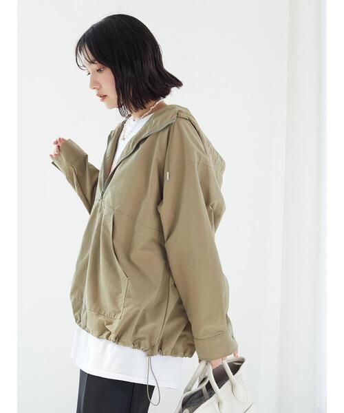 Green　Parks（グリーンパークス）の「アノラックブルゾン（ブルゾン・レディース・ブラック/カーキ/ホワイト系その他2・FREE）」の12枚目の写真