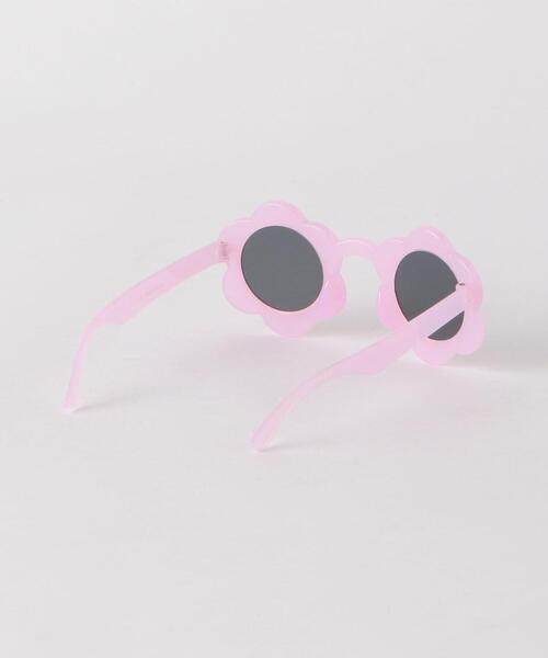 green label relaxing（グリーンレーベルリラクシング）の「＜Milk&Soda（ミルクアンドソーダ）＞ フラワー ファッショングラス（サングラス・キッズ・ライトピンク・FREE）」の3枚目の写真