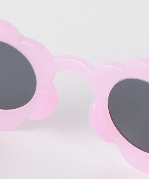 green label relaxing（グリーンレーベルリラクシング）の「＜Milk&Soda（ミルクアンドソーダ）＞ フラワー ファッショングラス（サングラス・キッズ・ライトピンク・FREE）」の5枚目の写真