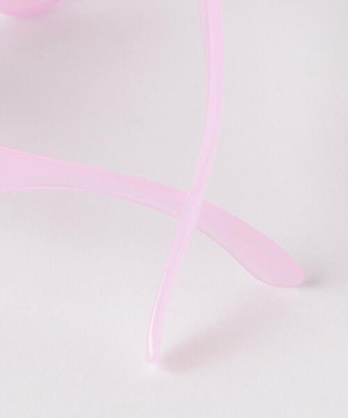 green label relaxing（グリーンレーベルリラクシング）の「＜Milk&Soda（ミルクアンドソーダ）＞ フラワー ファッショングラス（サングラス・キッズ・ライトピンク・FREE）」の7枚目の写真