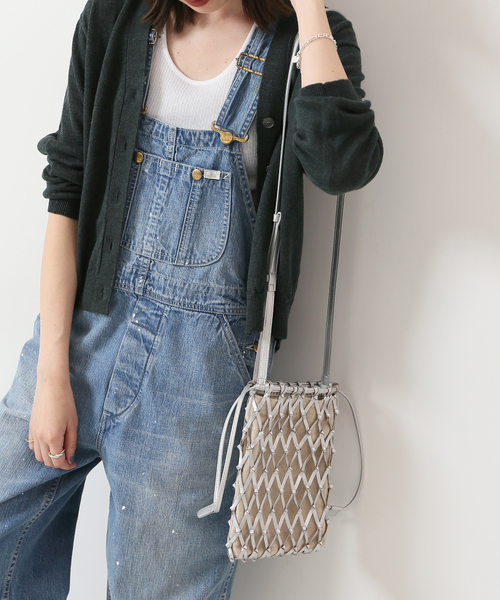 SLOBE IENA(スローブイエナ)の「【JAMIRAY / ジャミレイ】メッシュショルダーバッグ(ショルダーバッグ・レディース・シルバー/キャメル・FREE)」の17枚目の写真
