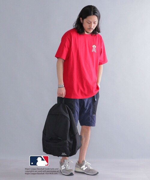 SNOOPY（スヌーピー）の「*SHIPS: スヌーピー × メジャーリーグベースボール プリント Tシャツ（Tシャツ/カットソー・メンズ・ブラック/グレー/レッド/ネイビー/ホワイト・SMALL/MEDIUM/LARGE/X-LARGE）」の19枚目の写真