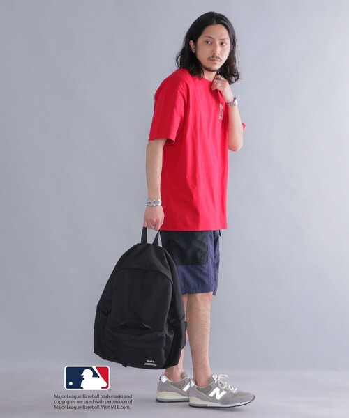 SNOOPY（スヌーピー）の「*SHIPS: スヌーピー × メジャーリーグベースボール プリント Tシャツ（Tシャツ/カットソー・メンズ・ブラック/グレー/レッド/ネイビー/ホワイト・SMALL/MEDIUM/LARGE/X-LARGE）」の22枚目の写真