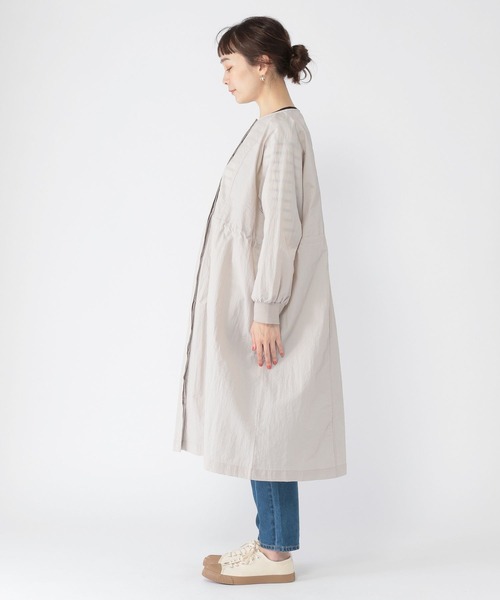 studio CLIP（スタディオクリップ）の「ポケッタブルロングアウター（その他アウター・レディース・サックスブルー/ライトグレー/ブラック・FREE）」の8枚目の写真