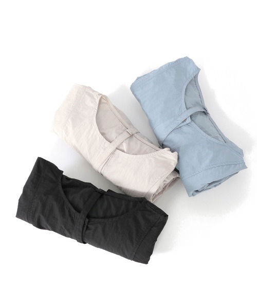 studio CLIP（スタディオクリップ）の「ポケッタブルロングアウター（その他アウター・レディース・サックスブルー/ライトグレー/ブラック・FREE）」の20枚目の写真